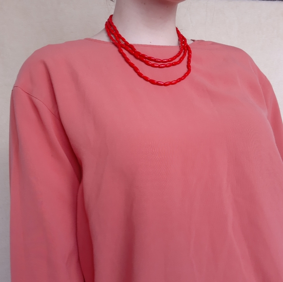 Red beaded necklace - Picture 1 of 8